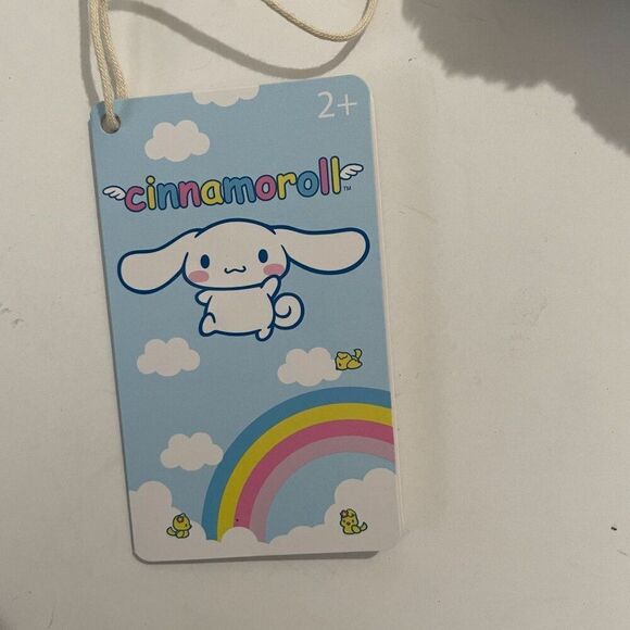 Loungefly Cinnamoroll White Plush Wallet Coin Purse Sanrio Floral Crown Zipper - Picture 6 of 6